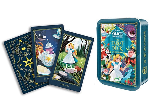 Alice in Wonderland Tiny tarot deck and guidbook