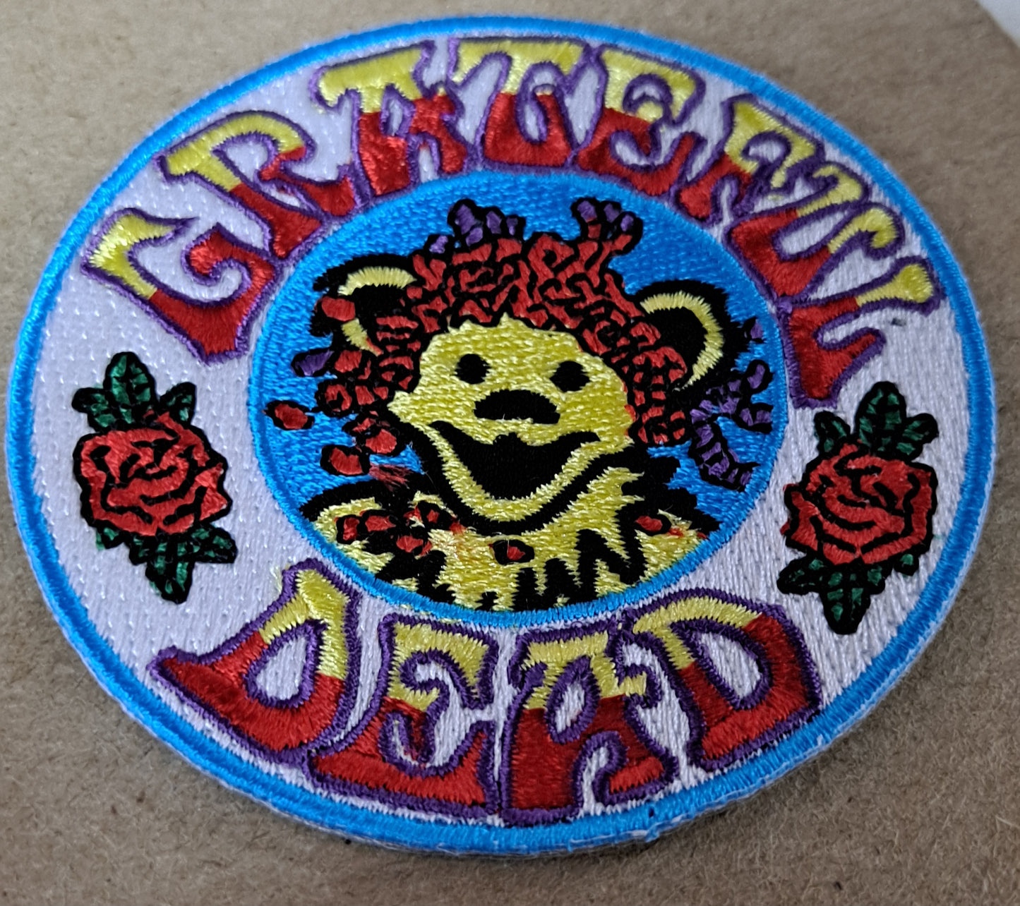 Grateful Dead Bertha Bear Patch - HalfMoonMusic