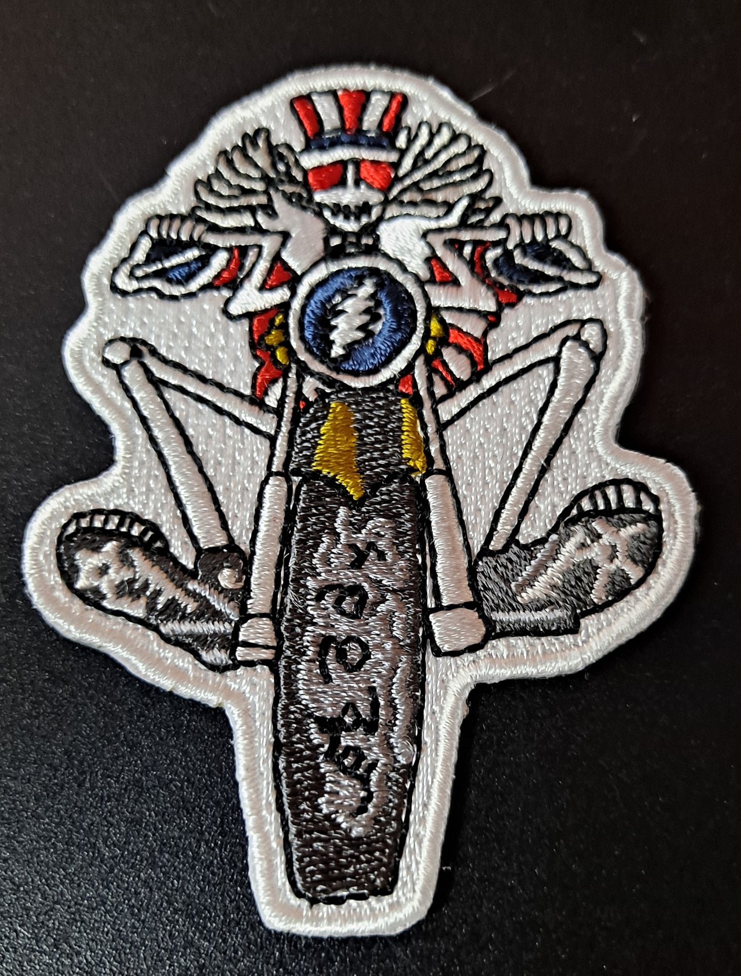 Grateful Dead Motorcycle Sam Patch - HalfMoonMusic