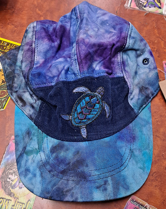 Tie-Dye Terrapin Embroidered Baseball Cap - HalfMoonMusic