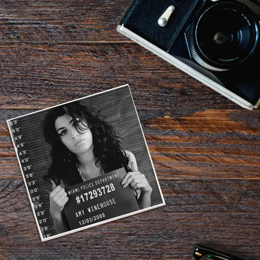 Amy Winehouse Mugshot Coater