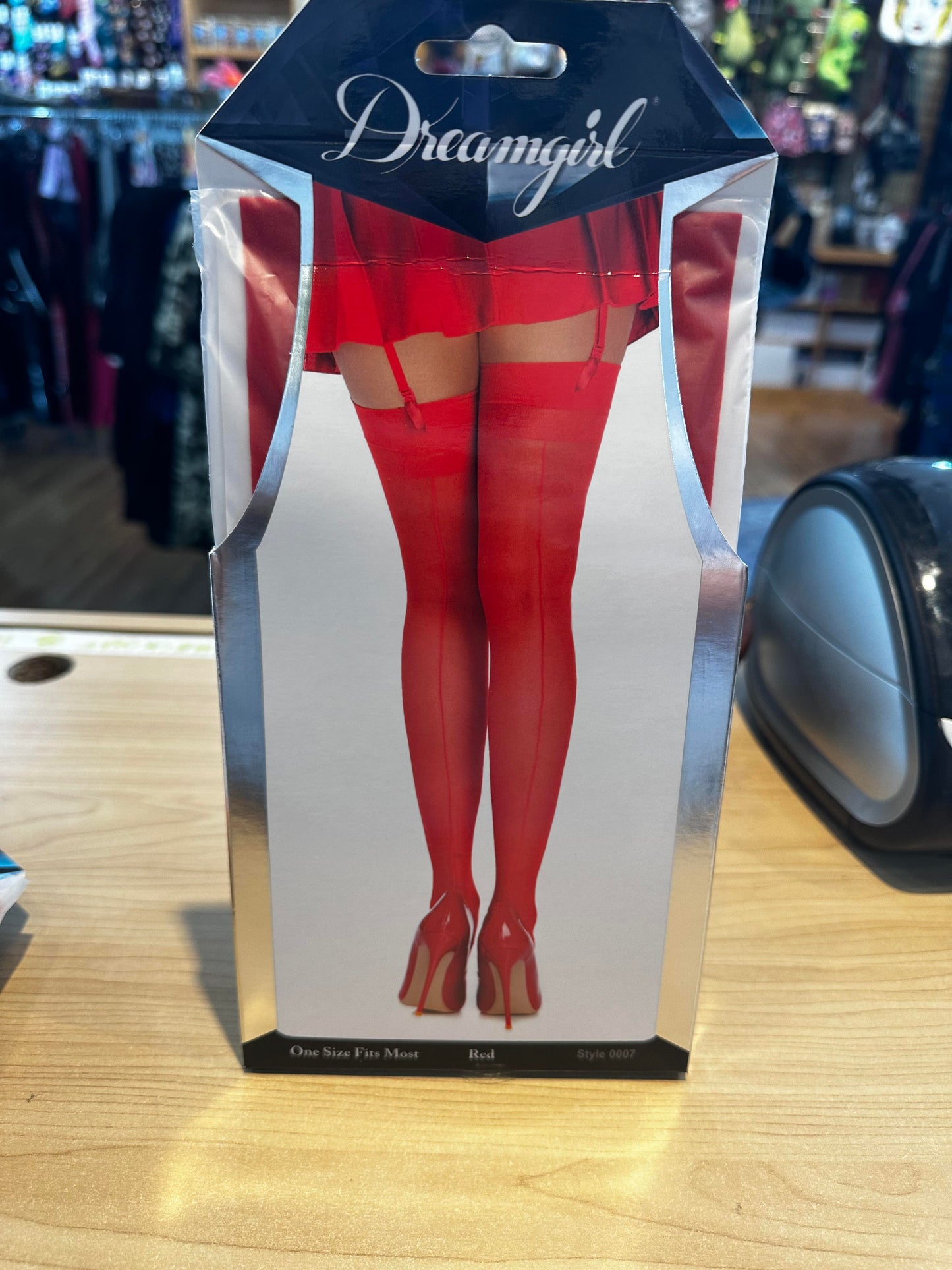 Women's Halloween Accessory - Sheer Thigh High Stocking - HalfMoonMusic