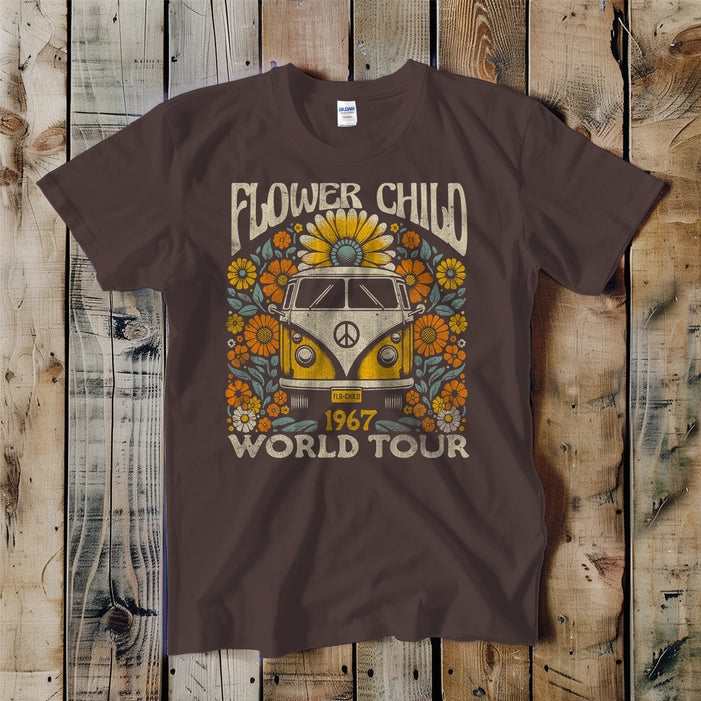 Unisex Flower Child World Tour T-Shirt