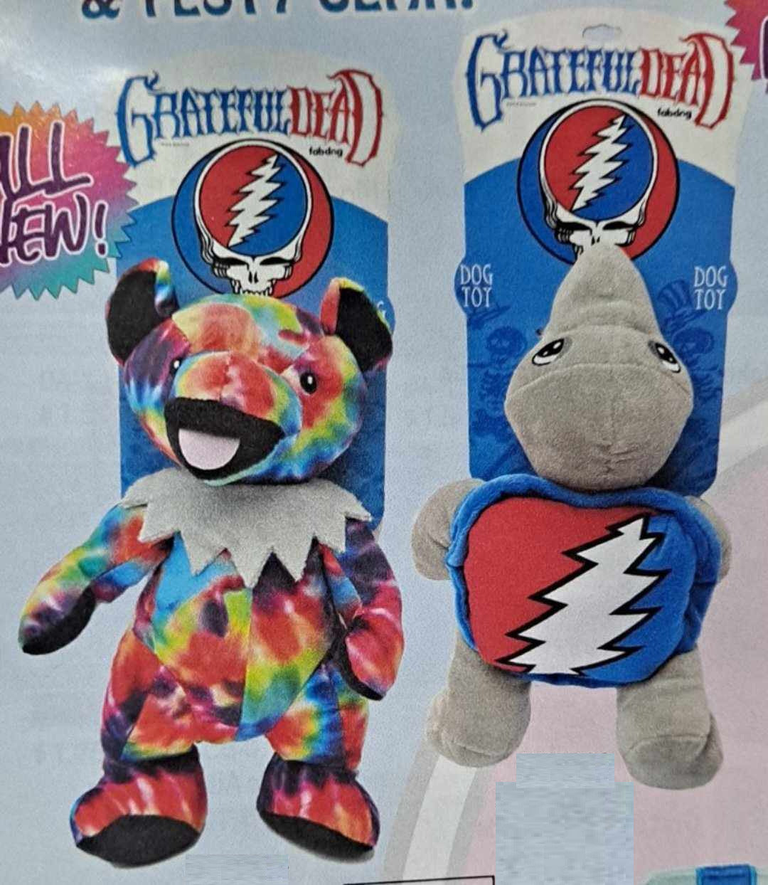 Grateful Dead Soft Plush Squeaker Dog Toy