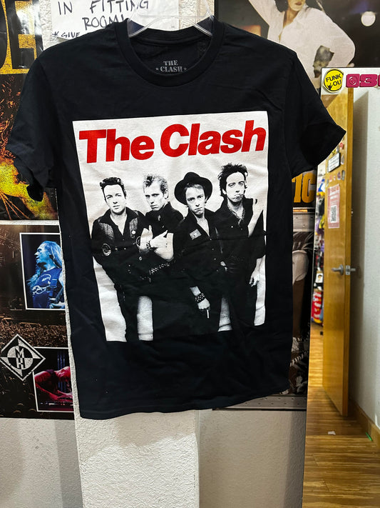 Men's The Clash B&W Group Photo T-Shirt