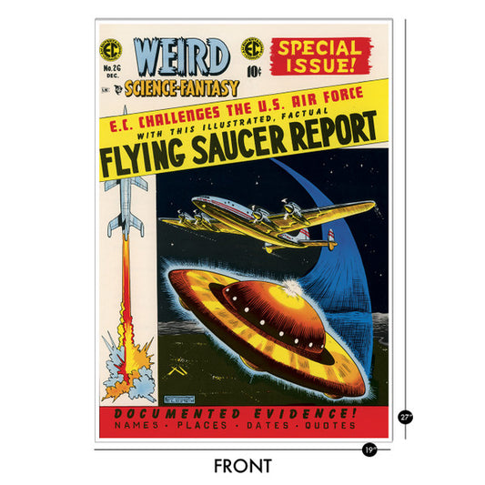 Flying Saucer Report Large Format Print