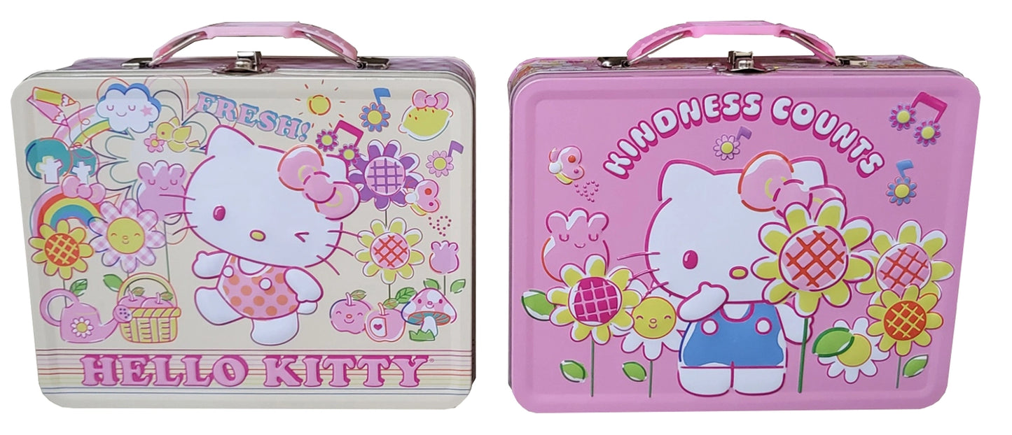 Hello Kitty Lg. Carry-All Tin Embossed