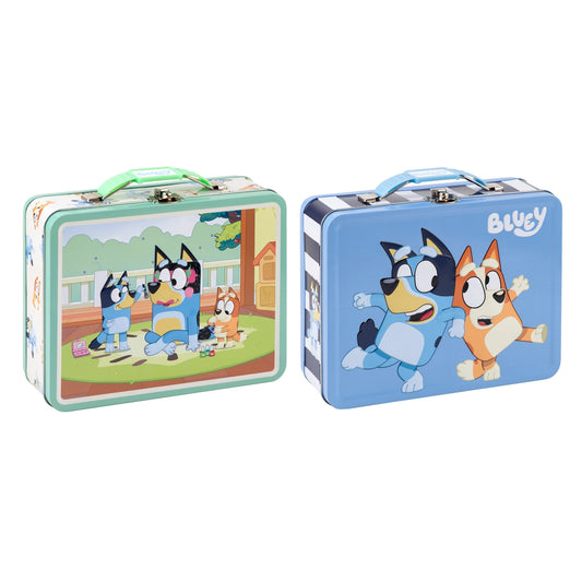 Bluey Lg Carry-All Tin Embossed