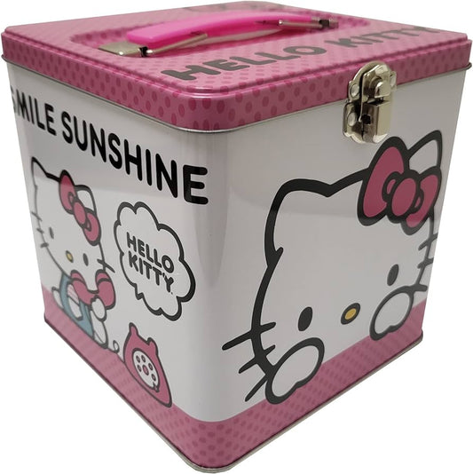 Hello Kitty Stack Store And Carry Tin Lunchbox