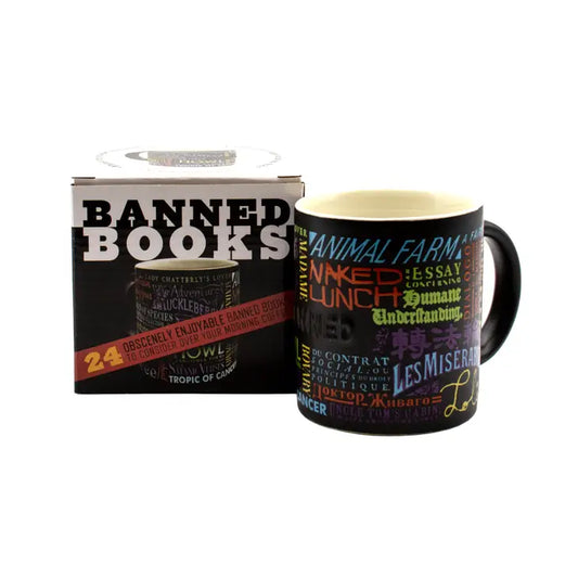 Banned Books Coffee Mug - HalfMoonMusic