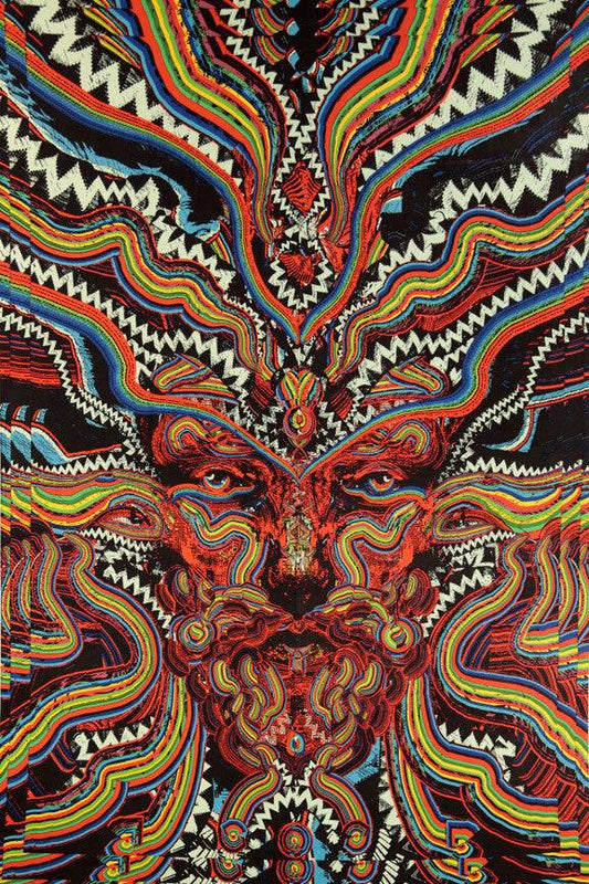 3-D Man in the Art Tapestry - HalfMoonMusic