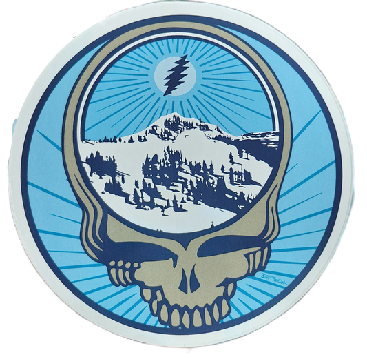 Grateful Dead Mountain Bolt Steal Your Face Sticker