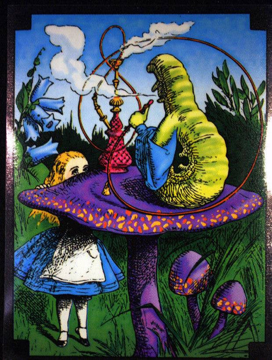 Alice in Wonderland Caterpillar Window Sticker - HalfMoonMusic