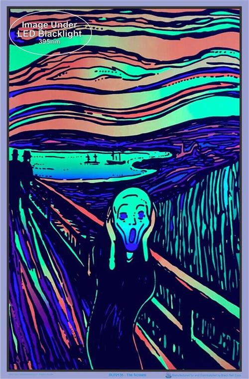 The Scream Blacklight Poster