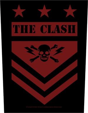 The Clash Military Shield Back Patch