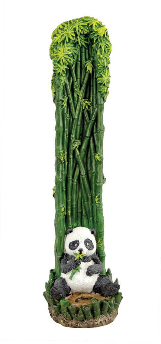 Bamboo Panda Standing Incense Burner