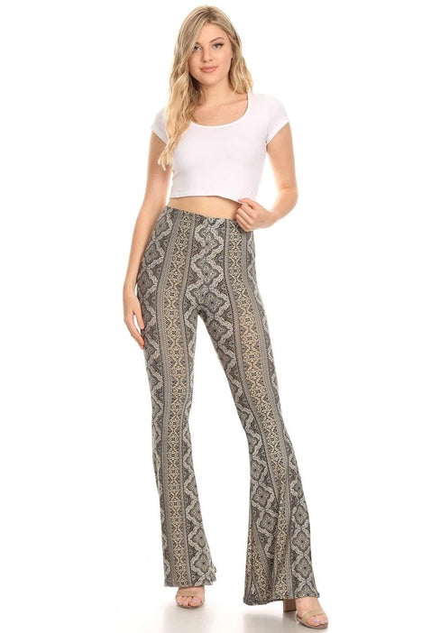 Women's Aztec Wide Leg Flare Pant