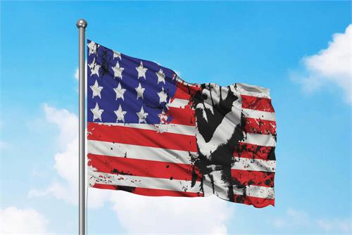 USA Grunge Flag