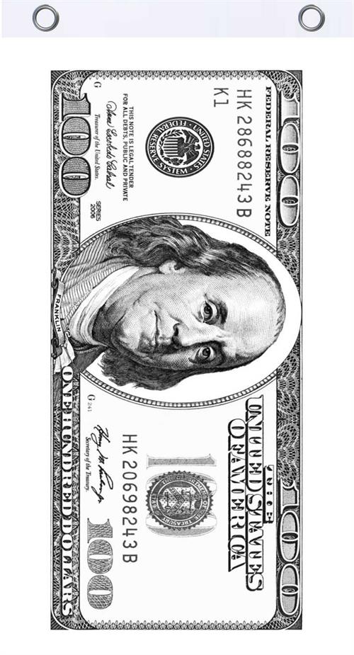 Hundred Dollars Flag