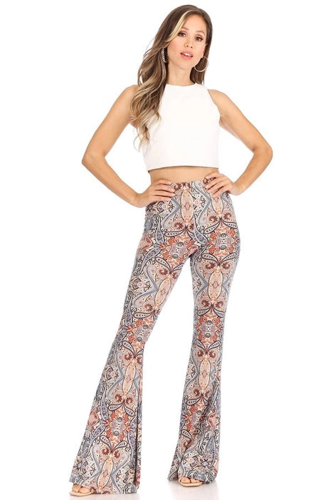 Women's Aztec Wide Leg Flare Pant