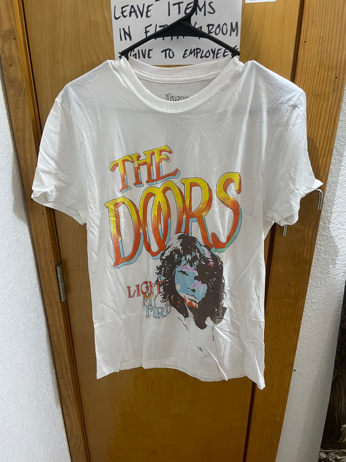 Men's The Doors Light My Fire Ombre Face T-Shirt