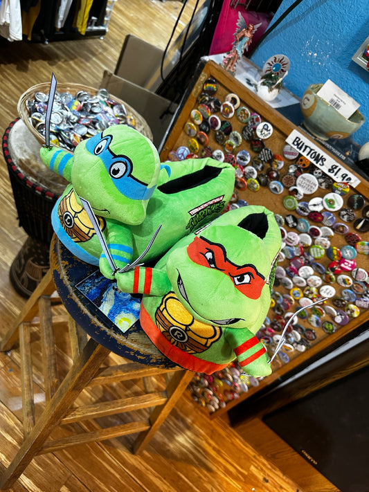 TMNT Leo & Raph 3D Slippers