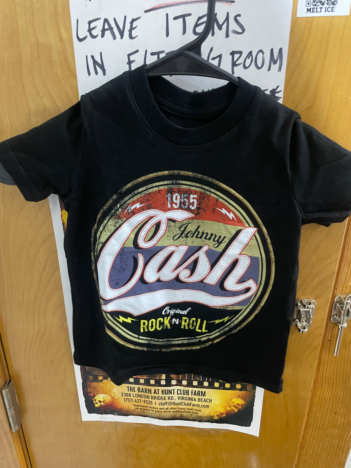 Toddler Johnny Cash Ring of Fire Circle T-Shirt