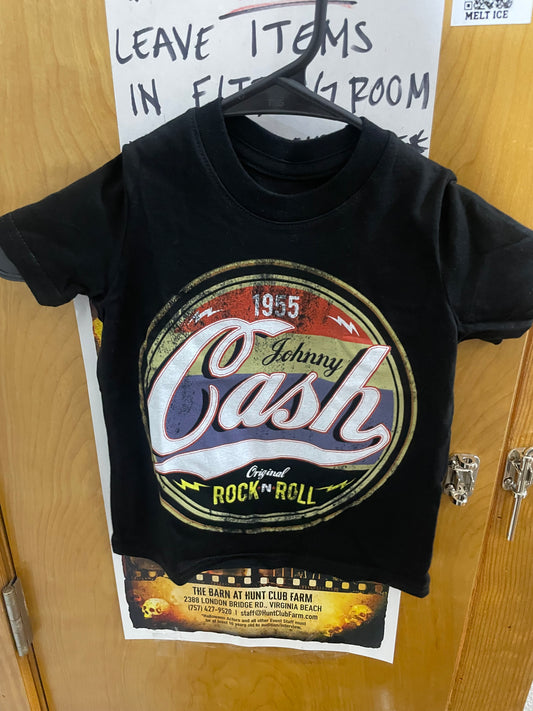 Toddler Johnny Cash Ring of Fire Circle T-Shirt