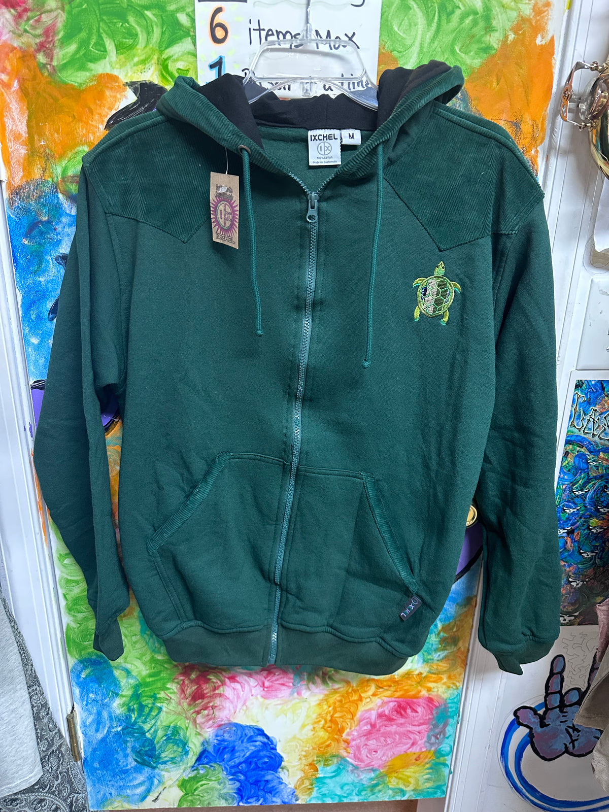 Men's Fleece Lined Corduroy Trip Terrapin Hoodie