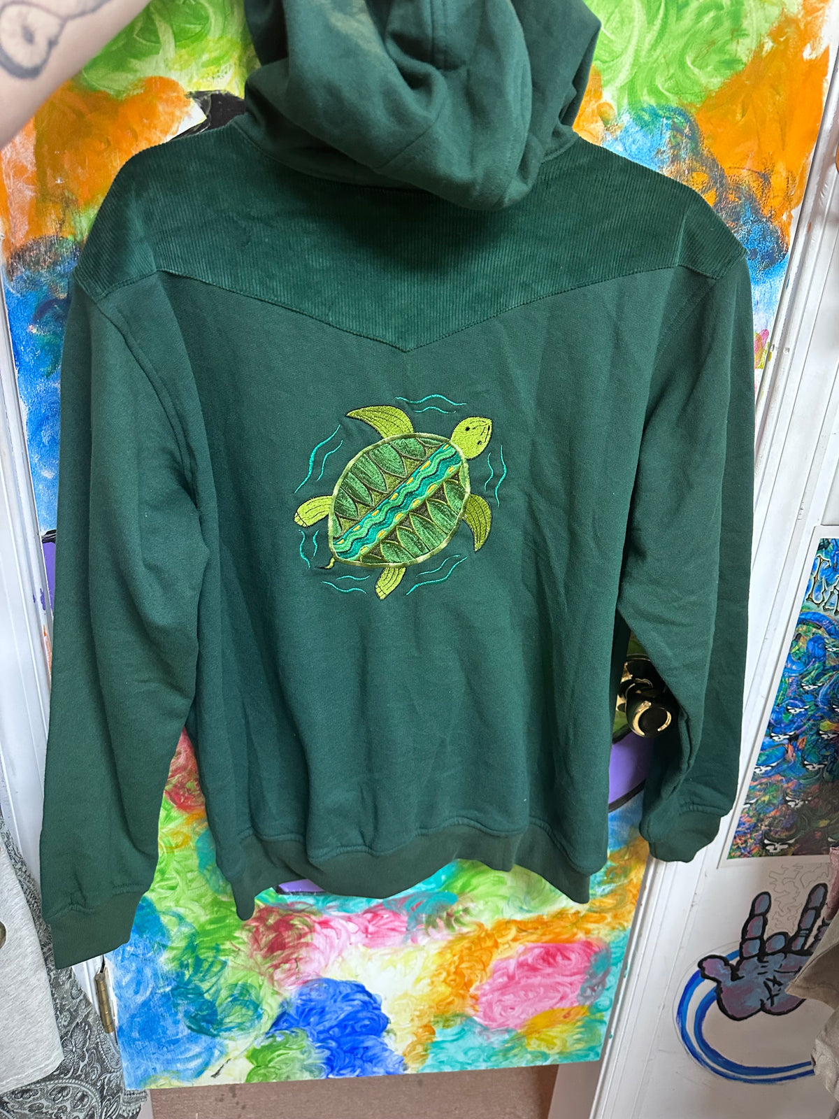Men's Fleece Lined Corduroy Trip Terrapin Hoodie