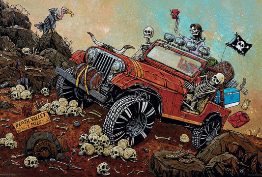 Death Valley Art poster