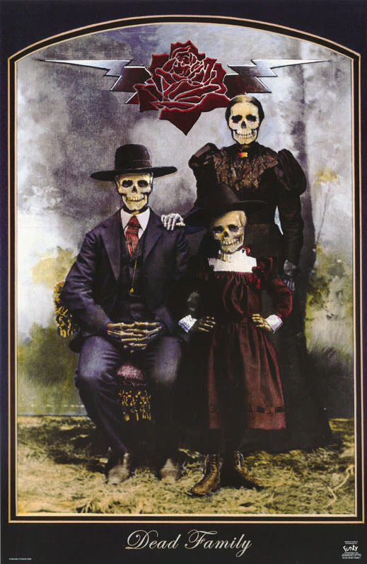 Dead Family Vintage poster