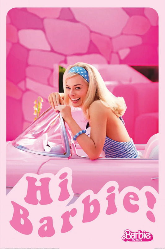 Barbie Movie Car Poster