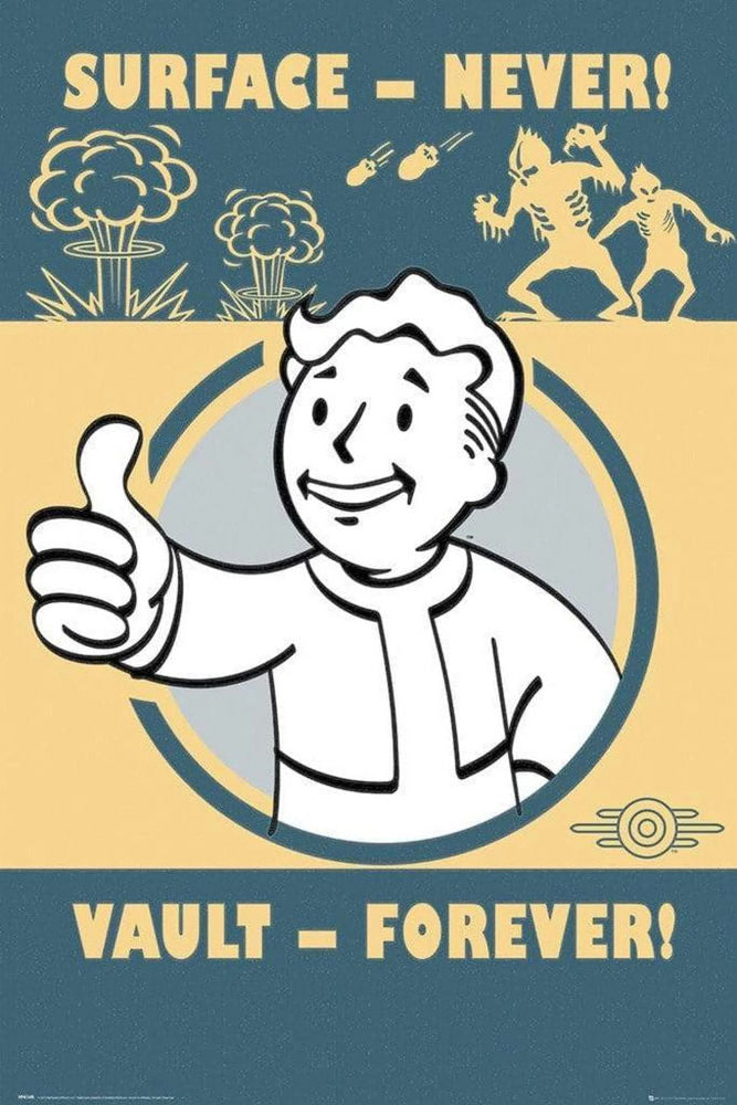 Vault Forever Fallout poster