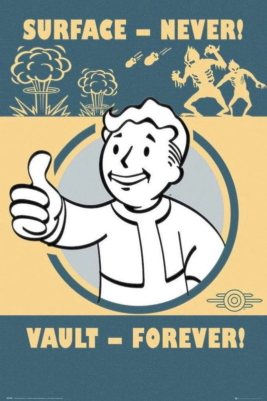 Vault Forever Fallout poster