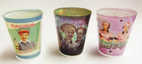 I Love Lucy Shot Glass Set