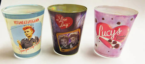 I Love Lucy Shot Glass Set