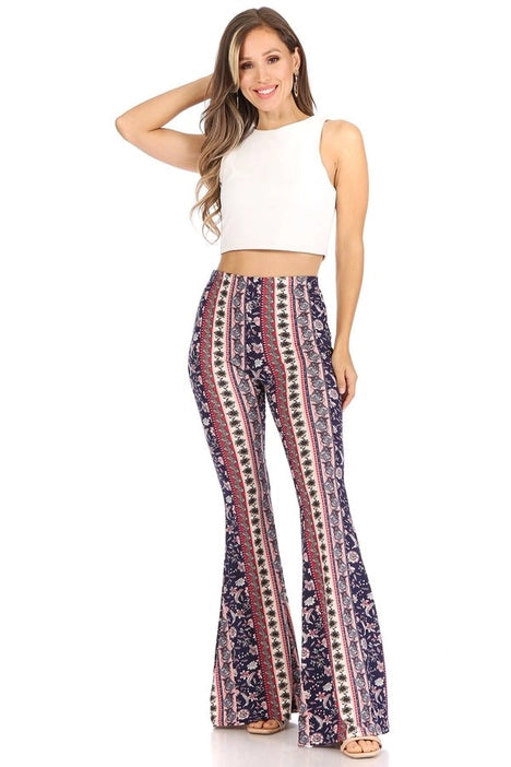 Women's Aztec Wide Leg Flare Pant