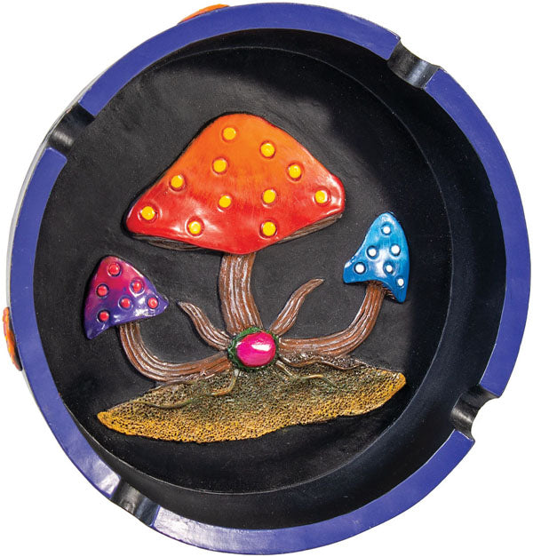 Round Tri Mushroom Ashtray