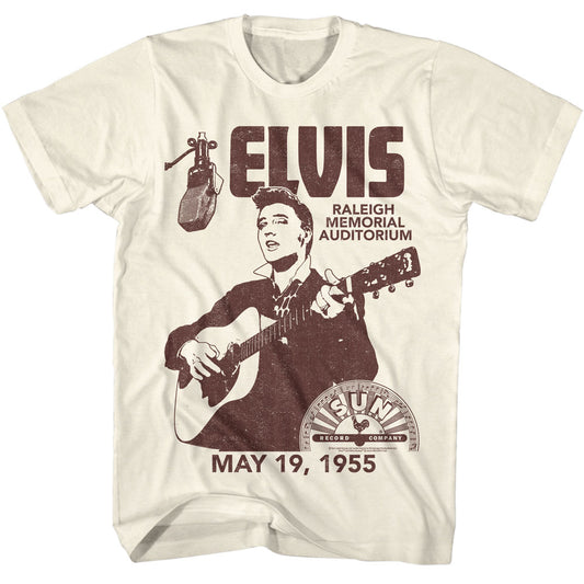 Men's Elvis Sun Records Raleigh Auditorium T-Shirt