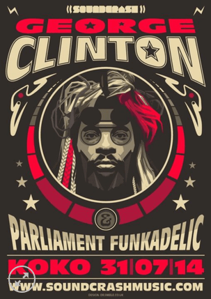 11x17 Parliament Funkadelic Countertop Poster - HalfMoonMusic