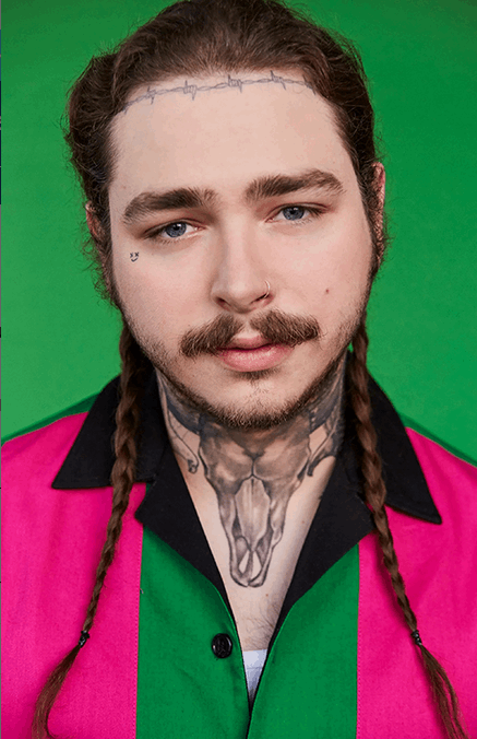 11x17 Post Malone Countertop Poster - HalfMoonMusic