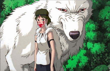11x17 Princess Mononoke Countertop Poster - HalfMoonMusic