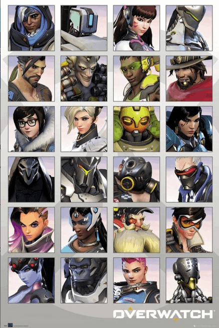 11x17 Overwatch Countertop Poster - HalfMoonMusic