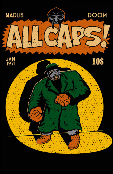 11x17 MF Doom Countertop Poster - HalfMoonMusic