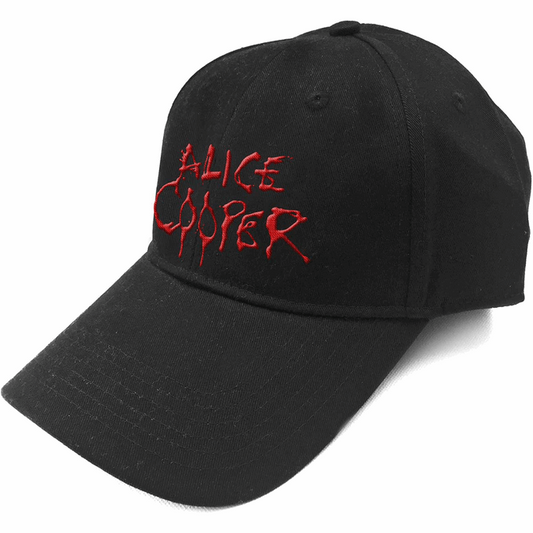 Alice Cooper Dripping Blood Baseball Cap - HalfMoonMusic