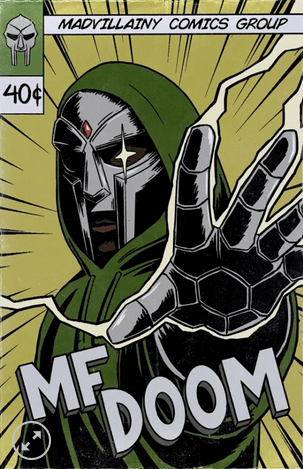 11x17 MF DOOM Countertop Poster - HalfMoonMusic