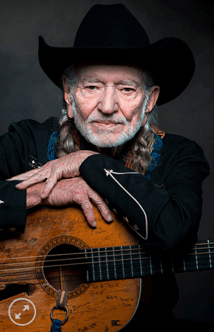 11x17 Willie Nelson Countertop Poster - HalfMoonMusic