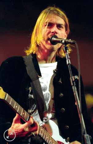 11x17 Kurt Cobain Countertop Poster - HalfMoonMusic
