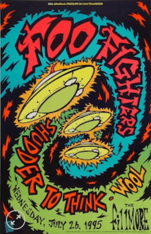11x17 Foo Fighters Countertop Poster - HalfMoonMusic